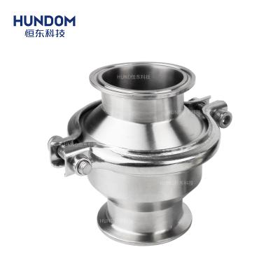 China General Stainless Steel Factory Tri Flange Food Grade Stainless Steel Check Valve for sale