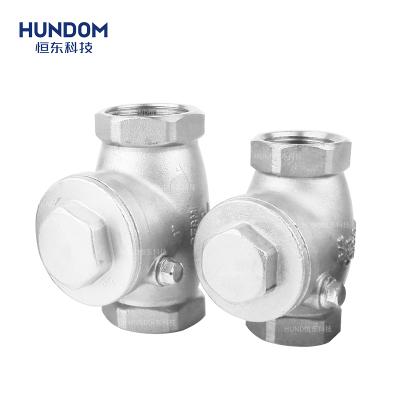 China General Stainless Steel 301 304 316 Price Female Thread Industrial Non Return Check Valve Valve For Pipe Fittings In Valves for sale