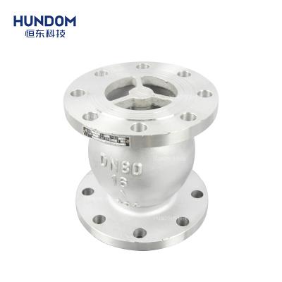 China General price of stainless steel flange high pressure non return valve vertical check valve for sale