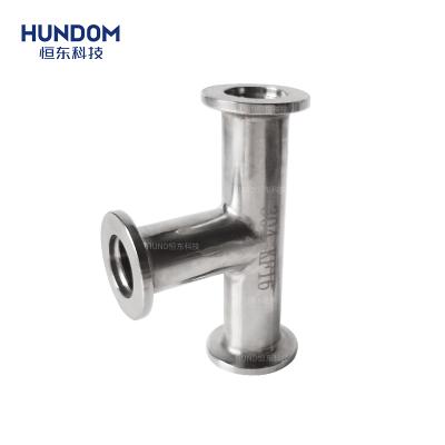 China Food Hengdong Stainless Steel Vacuum FK Tee 3way Tee for sale