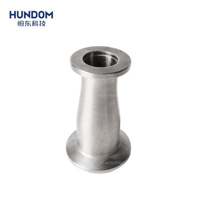 China Food Stainless Steel FK Vacuum Reducer Head Reducing Tapered Adapter Reducer for sale