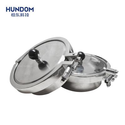 China Pharmacy Stainless Steel Blind Flange Hand Open Hole For Tank Hand Hole for sale