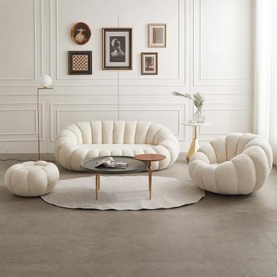 China Set Lambswool Pumpkin Sofa Double Triple Bedroom Lazy Sofa for sale