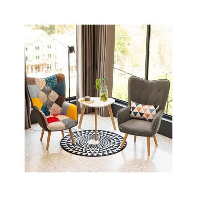 China Simple and creative EUROPEAN armchair and designer stool leisure negotiation lounge splicing chair and sofa chair for sale