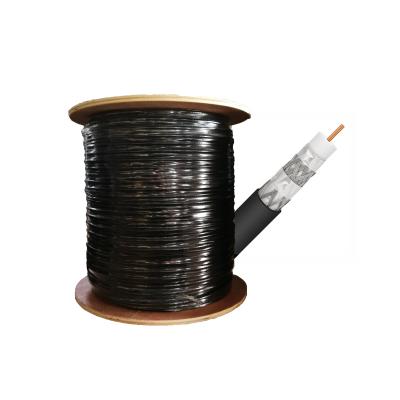 China TIANJIE-AWG18 CCS/BC Quad Shielded RG6 FPE Insulation 305m or 1000ft Coaxial Cable for CCTV CATV for sale