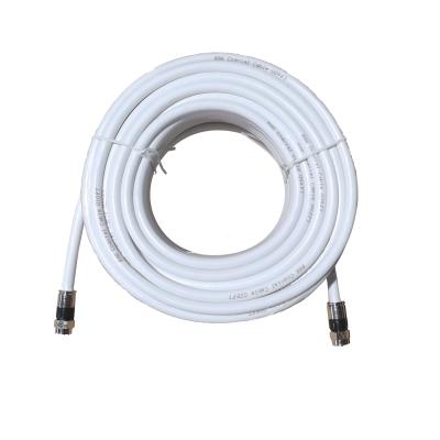 China Cable coaxial coaxial de cobre desnudo de la chaqueta RG6 del PVC del aislamiento del cable de transmisión FPE AWG18 en venta