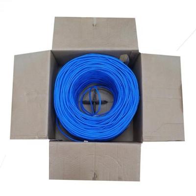 China Bestandener Fluke-Test Bare Copper Communication Wire Cable 23awg 4p 305m 1000ft Utp Cat6 zu verkaufen