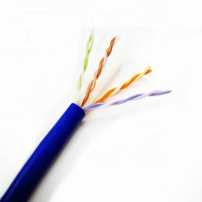 China UL CMP Cat3 Cat5e Cat6 Cat6a Cable Plenum interior Cable Lan CMX/CM/CMR Certificado Internet Lan Cables en venta