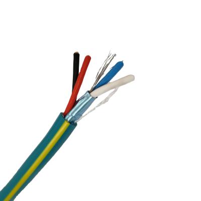 China El cable de control de los paneles táctiles trenzado 22AWG Escudo de papel de aluminio de 2 núcleos en venta