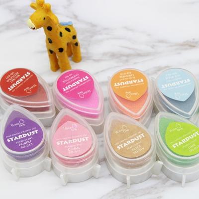 China Colored Instant Finger Paint Scrapbook Notebook Stamp Pads Children's DIY Toy Kids Favors Ink Pad Factory Made for sale