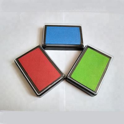 China Children's toy 10*7cm water color ink pad children non-toxic stamp pad for sale