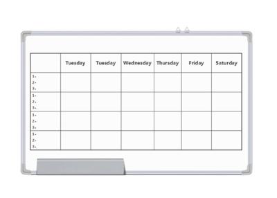 China Porcelain Rolling Magnetic White Board For Office Aluminum Frame for sale