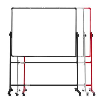 Chine Le double tableau blanc dégrossi unique, doublent le tableau blanc magnétique dégrossi sur des roues à vendre