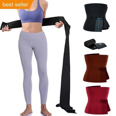 China Tiktok Antibacterial Snatch Bandage Quick Wrap for Women, Lumbar Waist Support Trainer, Women Slimming Postpartum Belly Back Braces Recovery Wr for sale