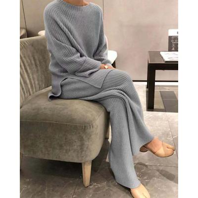 China 2021 Breathable Women Clothing Sweater Set Sweater Dress Women Clothing Pants And Sweater for sale