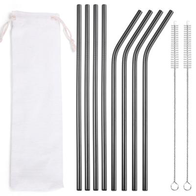 China 304 (18/10) High Quality Eco Friendly Sustainable Reusable Stainless Steel Juice Drinking Straw for sale