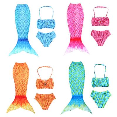 China Factory Custom Mermaid Shell Tail Girls Bikini Swim Breathable Tailor Swimwear Children's Swimwear Tail for sale