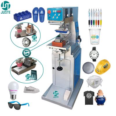 China Custom Logo 1 Color Pad Printer Automatic Pad Printing Machine For Plastic Cup Glass Bottle Cap Ceramic Bowl Plate for sale