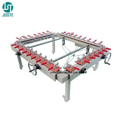 China Screen Print Printer Stretcher Silk Screen Printing Manual Stretcher For Frame Mesh Screen Printer Printing Machine for sale