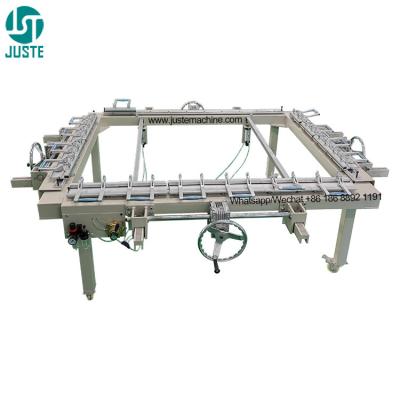 China Shenzhen Silk Screen Stretching Film Machine Pneumatic Manual Screen Mesh Screen Stretcher Stretching Machine for sale