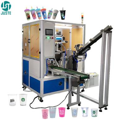 Chine Machine d'impression à écran de soie pneumatique pour tube de bouteille cosmétique semi-cylindrique à vendre