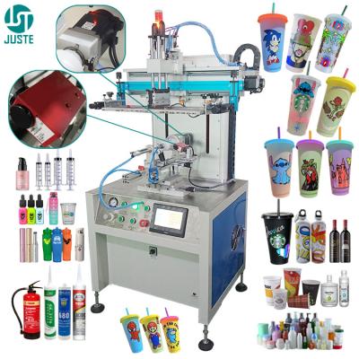 China Single colour 1 color screen printer semi auto silk print automatic cryogenic vial tubes screen printing machines for sale