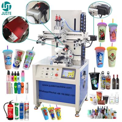 China Golf schacht schermprinter automatische UV-lak lipstick deksel container zijde schermprinter voor visstok Te koop