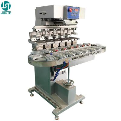 China Multi 6 Color Conveyor Pad Printer Servo Shutter Parts Multifunctional Digital Pad Printing Machine For Mixer Grinder for sale