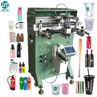 China Fishing pole screen printer dongguan drinking glass bottle electronic print can koozies golf shaft silk printing machine for sale