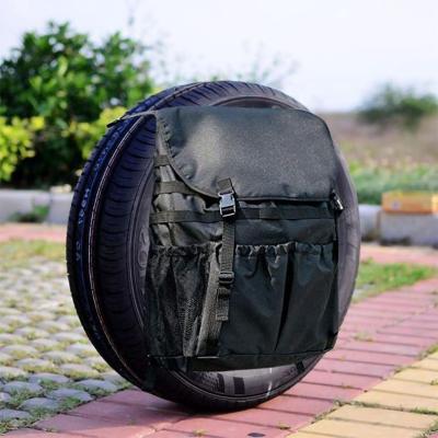 China Customized Durable Heavy Duty 33L Rain Proof Spare Tire Garbage Bag Fit 40