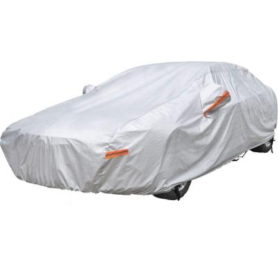 China Universal Waterproof UV Proof Polyester Car Cover Waterproof Car Cover for sale