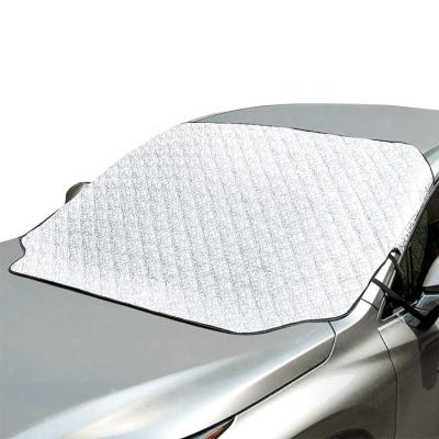 China Waterproof Universal Fit Aluminum Foil Car Shade Windshield Winter Use Snow Cover for sale