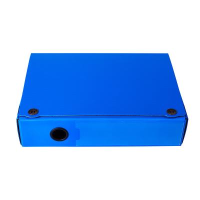 China Wholesale Recyclable Plastic PP File Storage Box Large Capacity Folder Saving Case Waterproof Stationery for sale