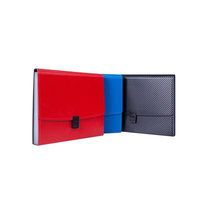 China 12 Pocket Recyclable Plastic Accordion PP Multilayer Folder, Color And A4 Size Waterproof Folder for sale