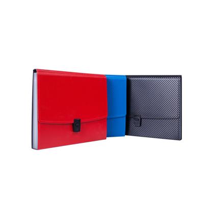 China Recyclable Plastic PP A4 Color Expanding 12 File Organization Pockets Size Plastic Expansion Envelope Folder for sale