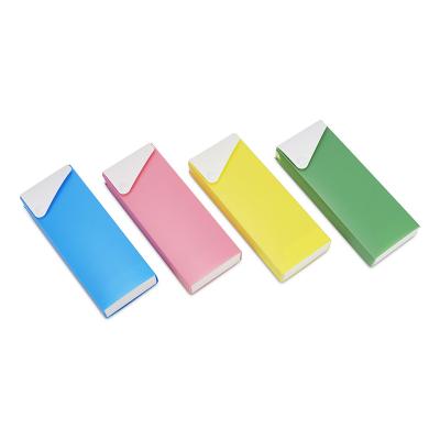 China PP Candy Color Button Pencil Case Storage Stationery Box Recyclable Plastic Storage Box For School Students for sale