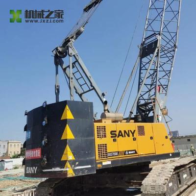 Cina Gru cingolata Sany usata Sany SCC750E Gru cingolata usata 75 Ton in vendita