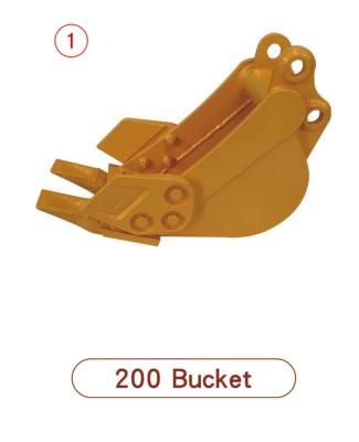 China EPA Certificate MINI Excavator Bucket Accessories Multiple Use for sale