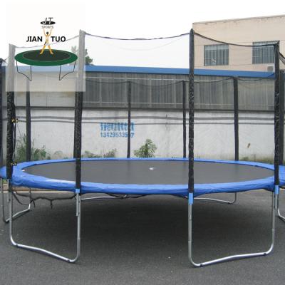 China 16FT JianTuo 4.87cm 487cm Large Gymnastics Kids Trampoline Outdoor Trampoline for sale