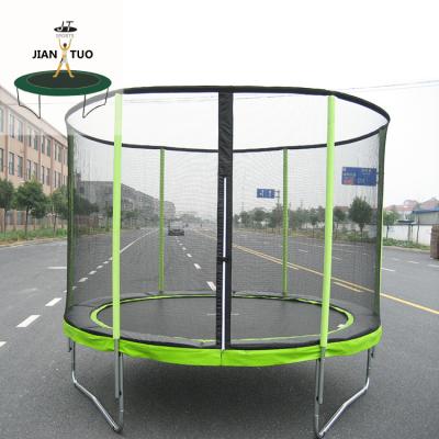 China Kids Trampoline JianTuo Sports 6F 8F 10F 12F 13F 14F 15F 16F Exercises Trampoline Jumping With Enclosure for sale