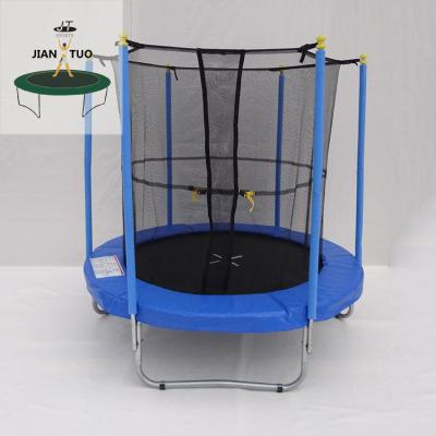 China JianTuo small 6FT trampoline with safety net for children 6FT for sale