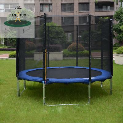 China JianTuo Outdoor Trampoline Sports 2M 3M 4M 5M Round Kids Trampoline With Safety Net for sale