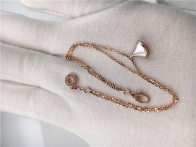 China Weißes hängendes Luxusschmuck-Schmuck-Armband 18K Rose Gold With White Mother der Perle zu verkaufen