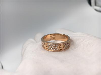 China Ehering-Luxus- Gold-Schmuck, Luxus-Liebes-Hochzeits-Band des Gold18k zu verkaufen