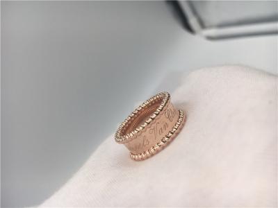 China Vintage Rose Gold Engagement Rings, aneis de noivado da faixa do ouro das mulheres à venda