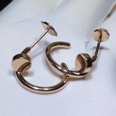 China De hoge Oorringen van de Beëindigenspijker, Juste Un Clou Earrings 18K Rose Gold Te koop