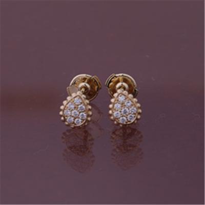 China El oído fino francés del adorno de BohèMe XS de la serpiente tachona en los pendientes rosados JCO01362 del oro en venta