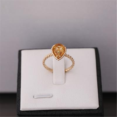 China La aduana hace oro la alta referencia de lujo JRG02702 del Citrin del adorno del anillo S de Boheme de la serpiente de la joyería en venta