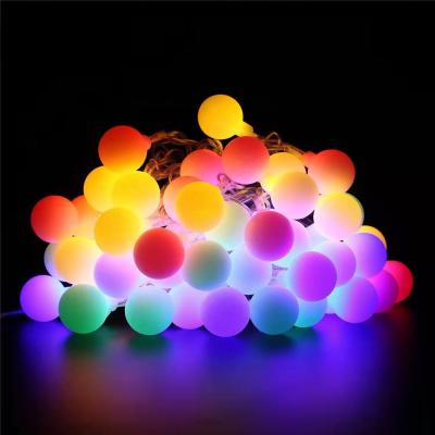 China Garden Holiday Wedding 1.5M/10LED Outdoor Romantic Ball Decoration LED String Lights Battery Cable Fairy String Lighting for sale