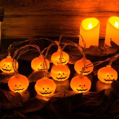 China Multiple Styles Hot-selling 3M Halloween Pumpkin Lantern String Lights Party Stage Decoration LED Battery Style Light for sale